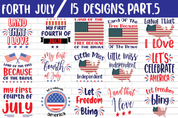 4th of July Graphics & Print Templates