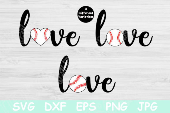 Baseball Love Graphics & Crafts