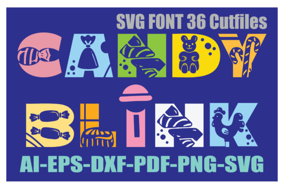Candy Blink Font Review for Embroidery Projects