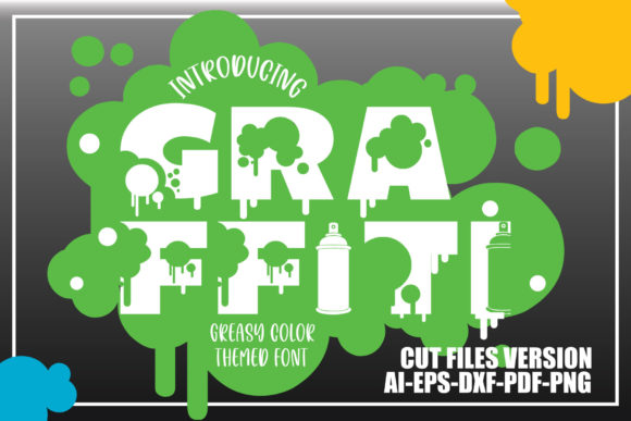 Graffiti Font for Graphics and Crafts