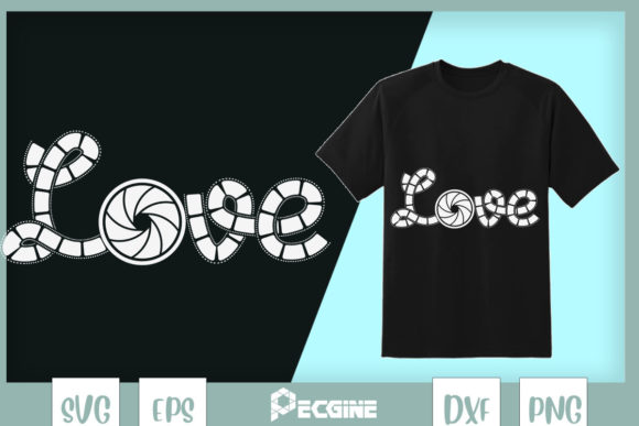 Love by Filmstrip and Lens Photography Graphics