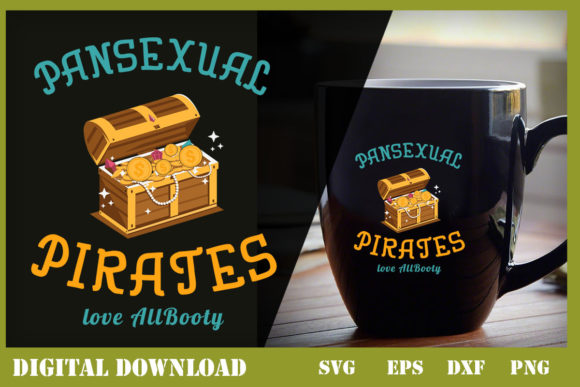 Pansexual Pirates Love All Booty Graphics
