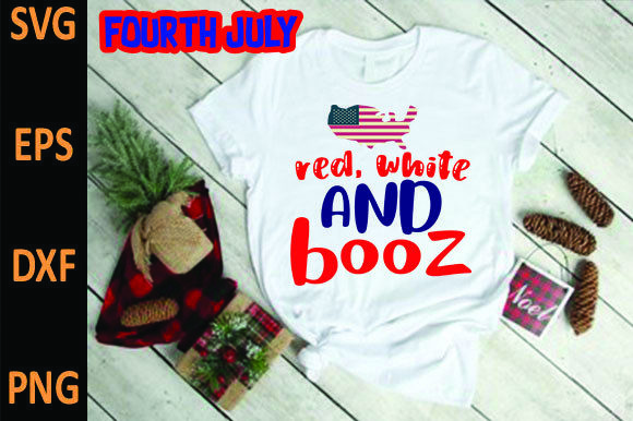 Red, White and Booz: Graphics for T-Shirt Designs