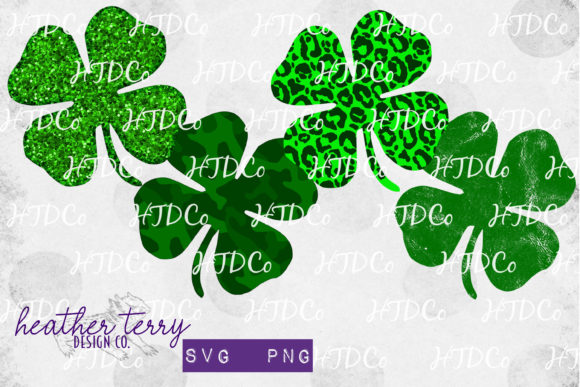 Shamrock Bundle St. Patrick Lucky Graphics Freebies