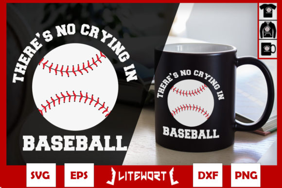There is No Crying in Baseball Graphics and Crafts