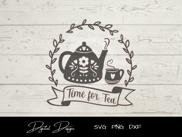 Time for Tea Towel Design: Graphics and Crafts